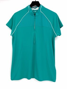 ADIDAS Pure Motion Golf Polo Teal L